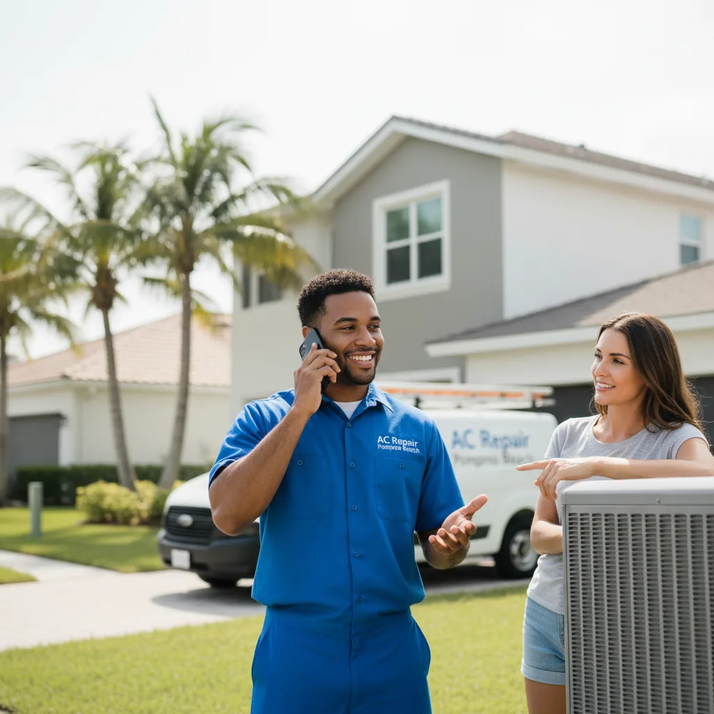 AC Repair Pompano Beach customer support in Hineston